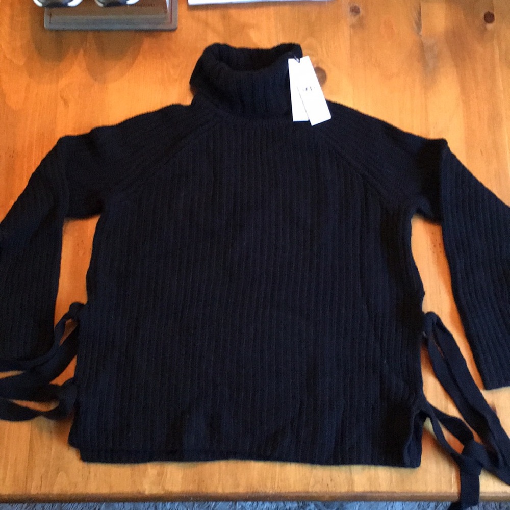 UGG Ceanne Black Turtleneck Sweater NWT Size Small